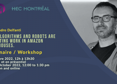 Workshop – How algorithms and robots are affecting work in Amazon Warehouses