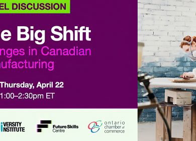 Webinaire – Industrie 4.0, l’avenir du travail et des compétences: Renforcer les ressources collectives de l’industrie aérospatiale canadienne