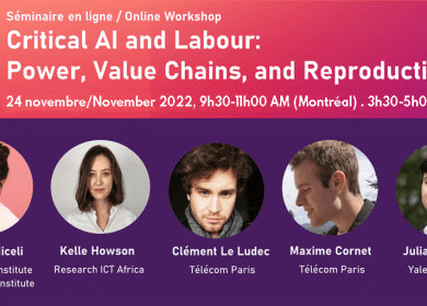 Online Workshop – Critical AI and Labour: Power, Value Chains, and Reproduction