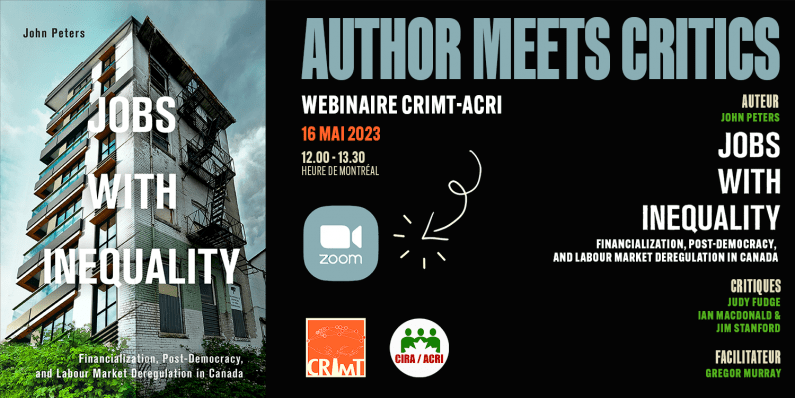 WEBINAIRE – AUTHOR MEETS CRITICS