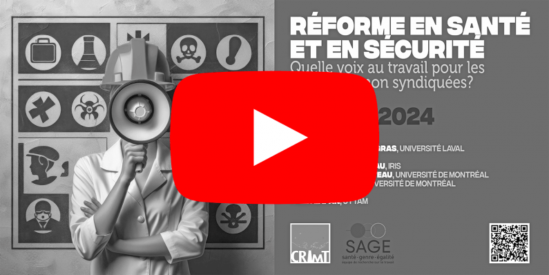 Enregistrement – Webinaire sur la réforme en santé et sécurité : Quelle voix pour les personnes non syndiquées?